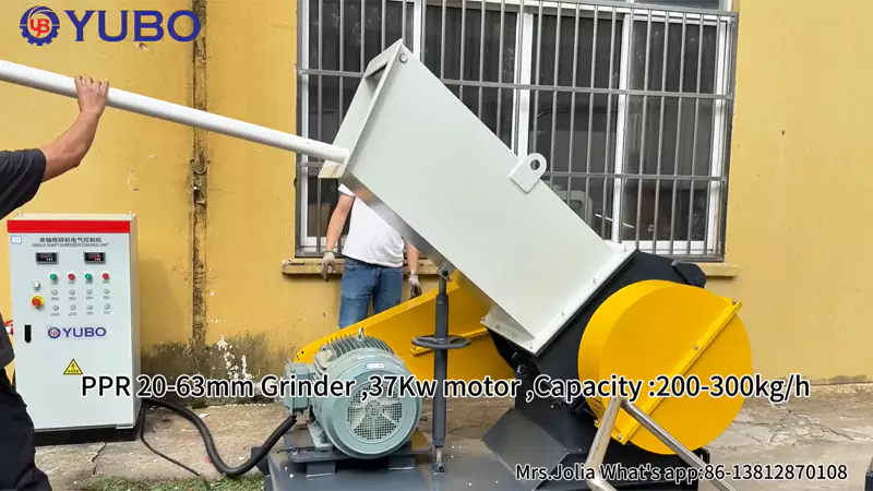 PPR 20 63mm Grinder 37Kw motor Capacity 200 300kg/h